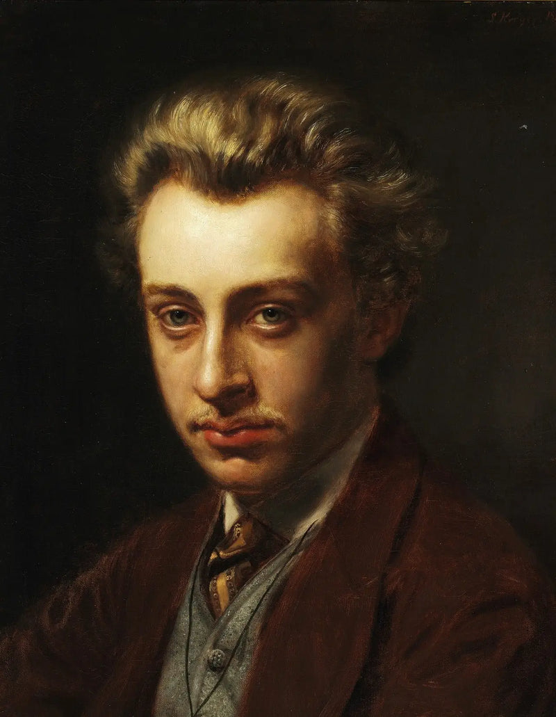 Portrait du peintre Frans Schwartz - Peder Severin Krøyer