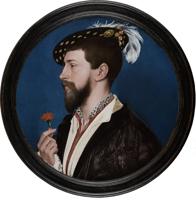 Portrait of Simon George of Cornwall - Hans Holbein le Jeune