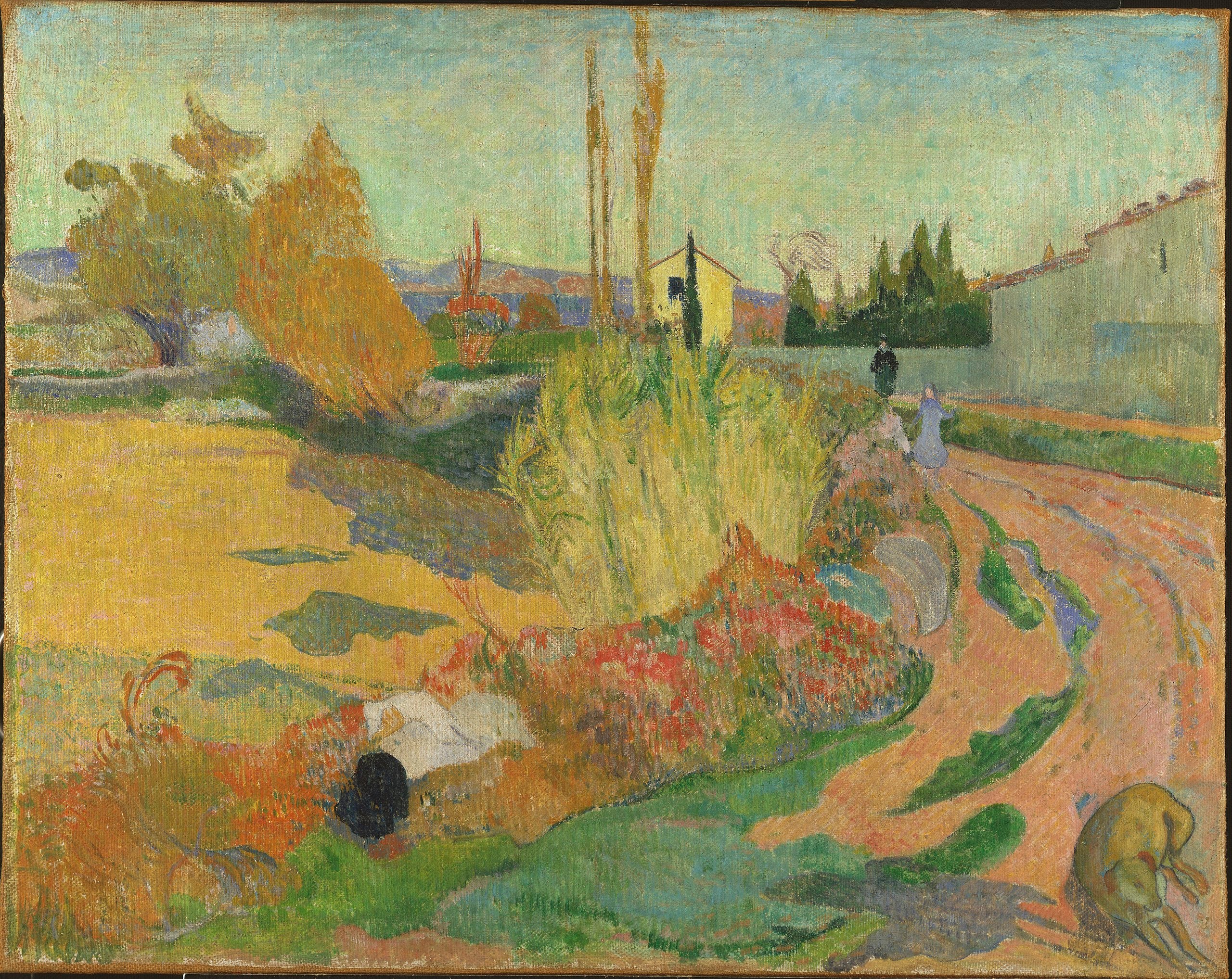 Près d'Arles, ou Le Mas d'Arles - Paul Gauguin