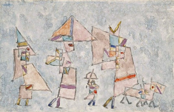 Promenade en Orient (Spazier Gang im Orient) - Paul Klee