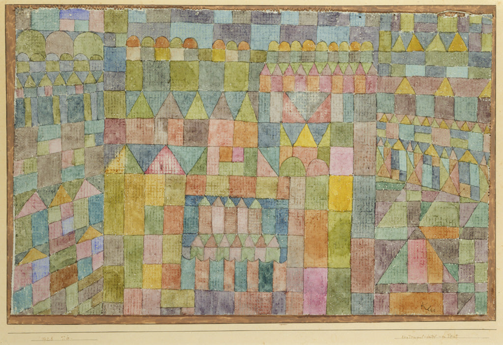 Quartier du Temple de Pert - Paul Klee