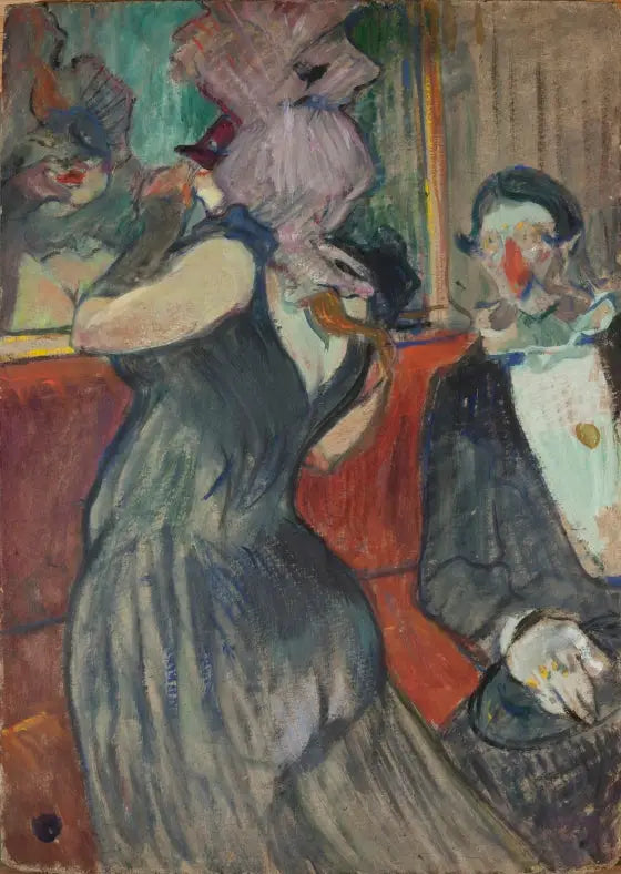 Repos pendant le bal masqué - Henri de Toulouse-Lautrec