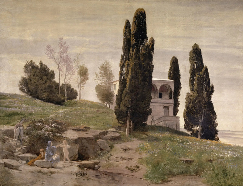 Repos pendentif la Fuite en Égypte - Arnold Böcklin