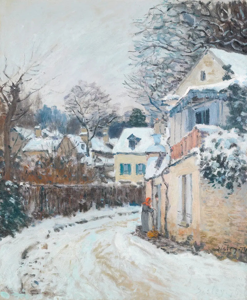 Rue de la Princesse, hiver - Alfred Sisley