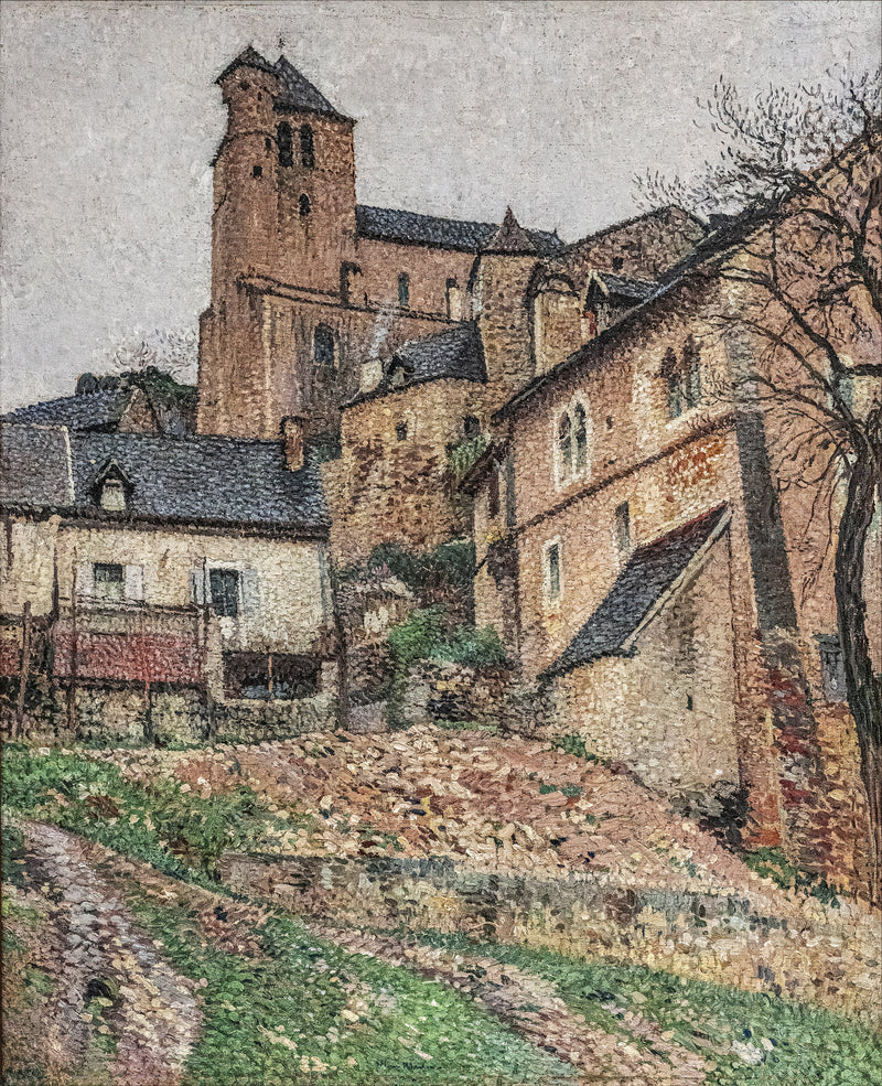 Saint-Cirq Lapopie, la place du Carol - Henri-Jean Guillaume Martin