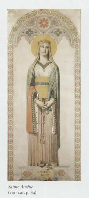 Sainte Amélie reine de Hongrie - Jean-Auguste-Dominique Ingres - Alpha Reproduction