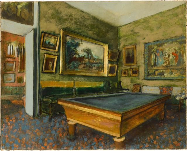 Salle de billard - Edgar Degas