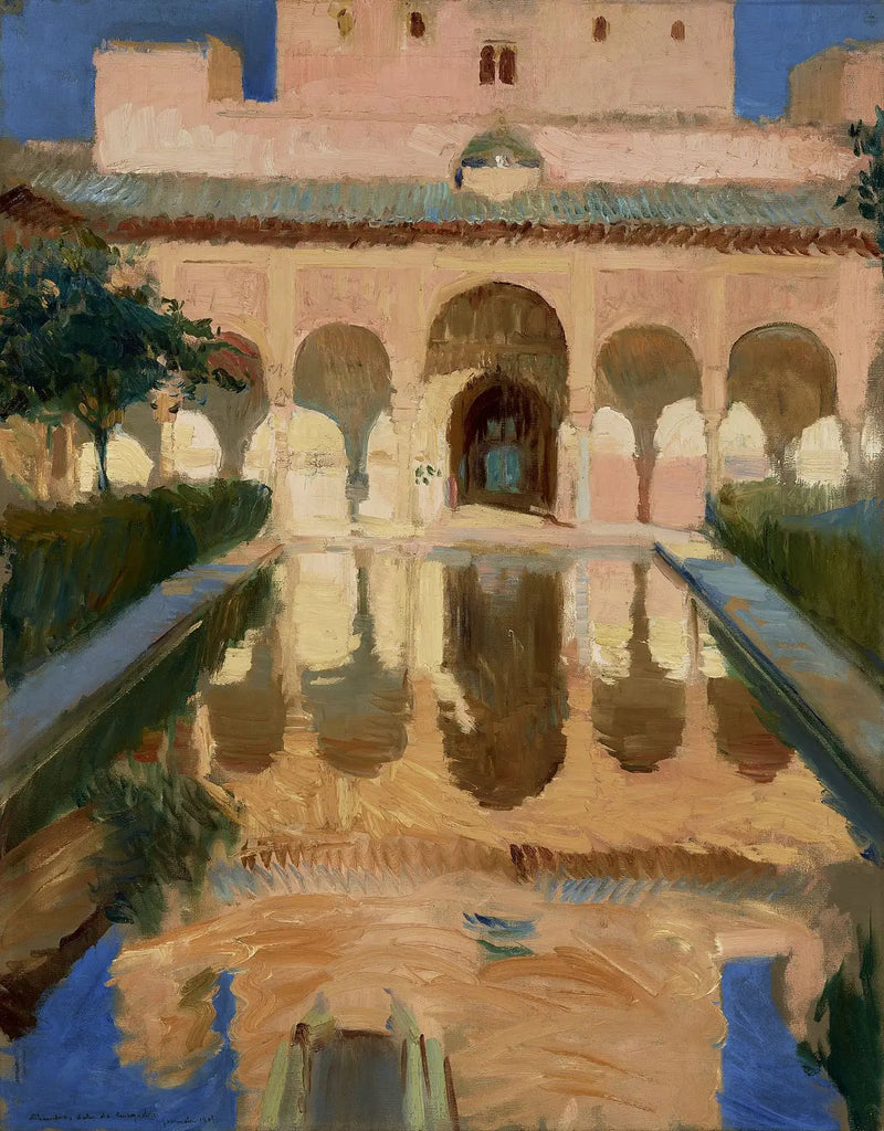 Salle des Ambassadeurs, Alhambra, Grenade - Joaquín Sorolla