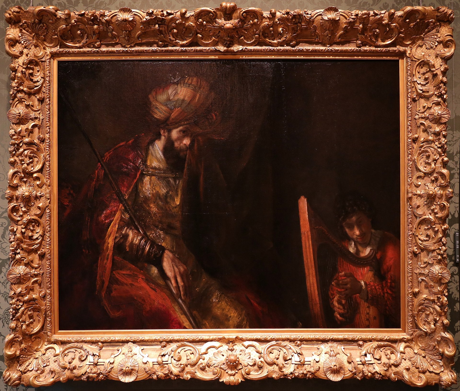 Saül et David - Rembrandt