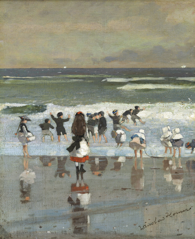Scène de plage - Winslow Homer