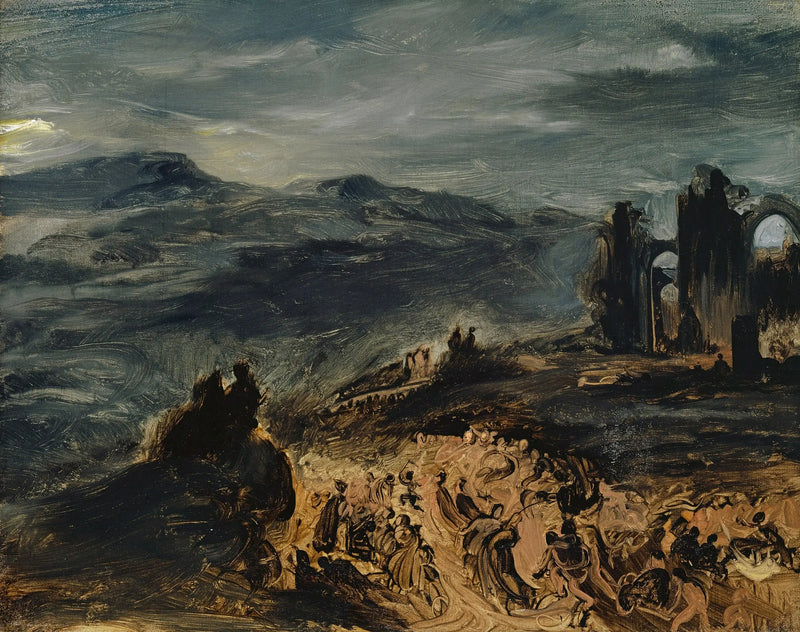 Scène de sabbat - Eugène Delacroix