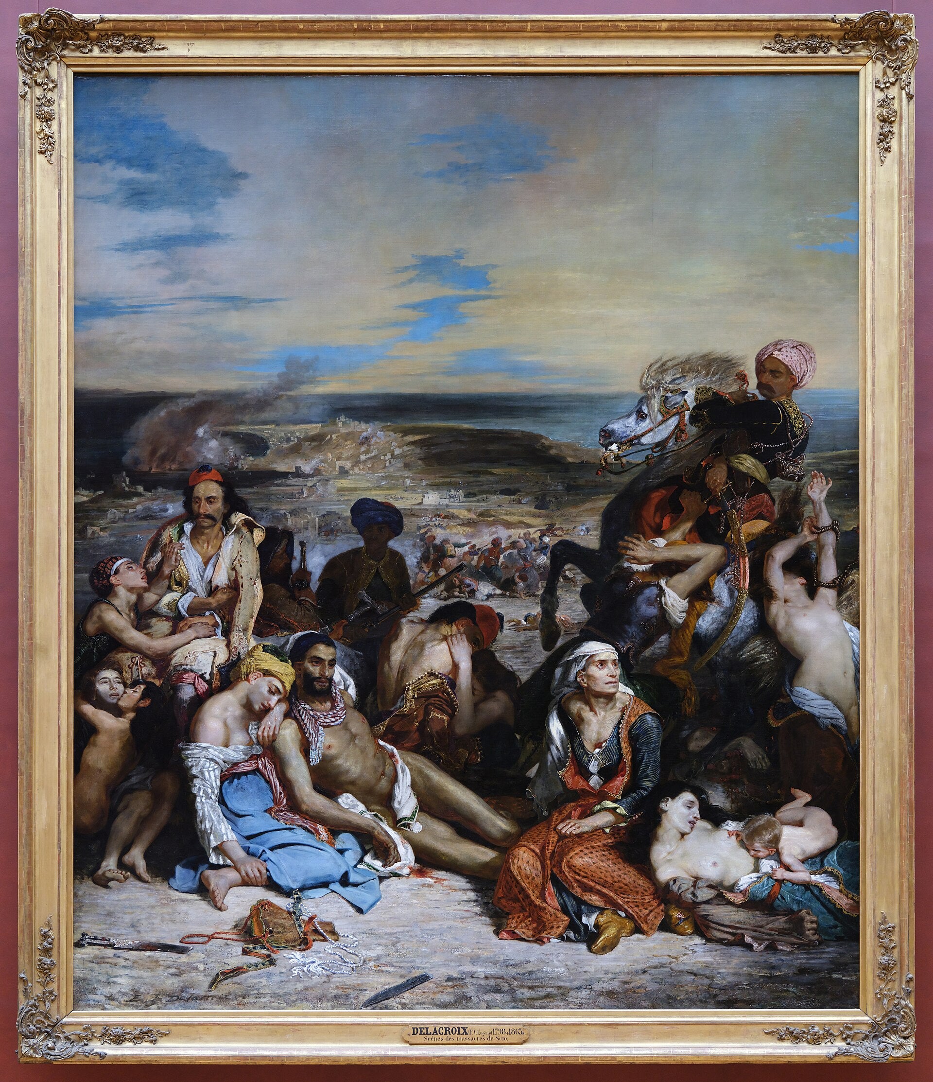 Scènes des massacres de Scio - Eugène Delacroix