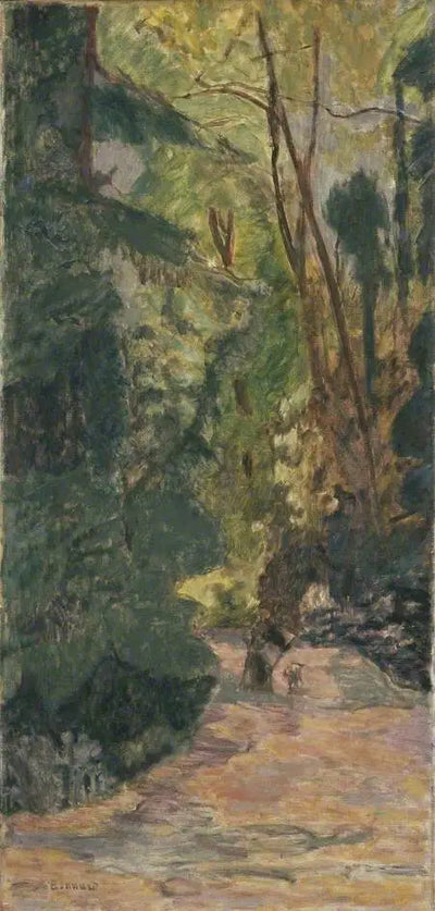 Reproduction du tableau « Sentier dans la forêt - Pierre Bonnard » par Alpha Reproduction en peinture à l’huile