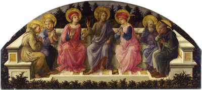 Seven Saints - Fra Filippo Lippi - Alpha Reproduction