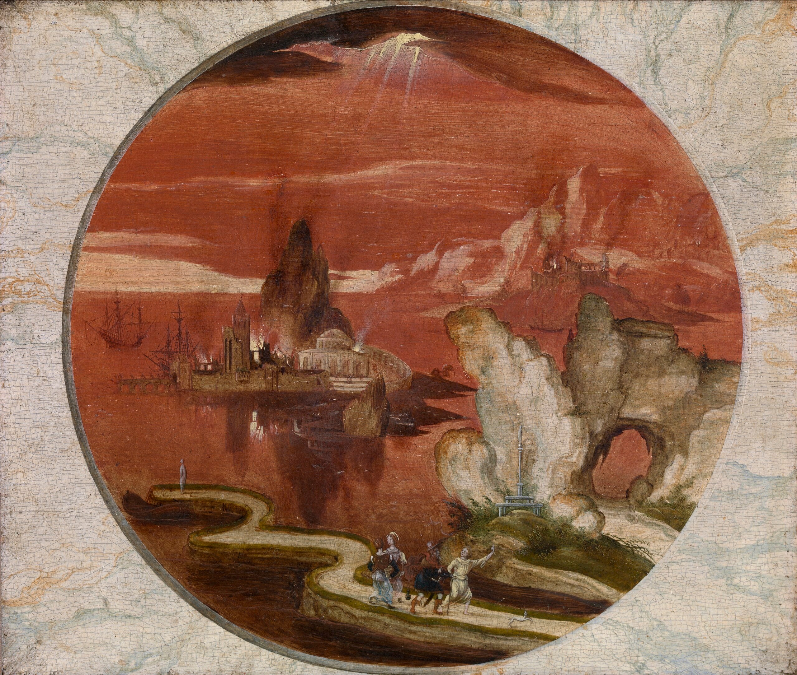 Sodoma et Gomora en feu - Joachim Patinier