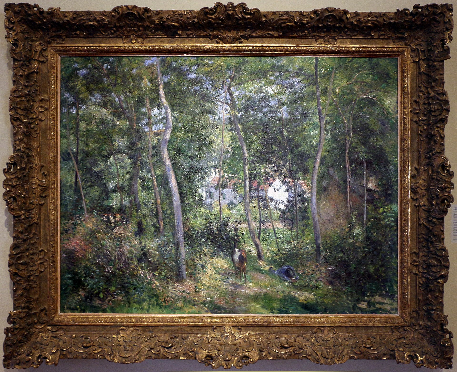 Sous-bois à l'Hermitage, Pontoise / Le Fond de L´Hermitage - Camille Pissarro