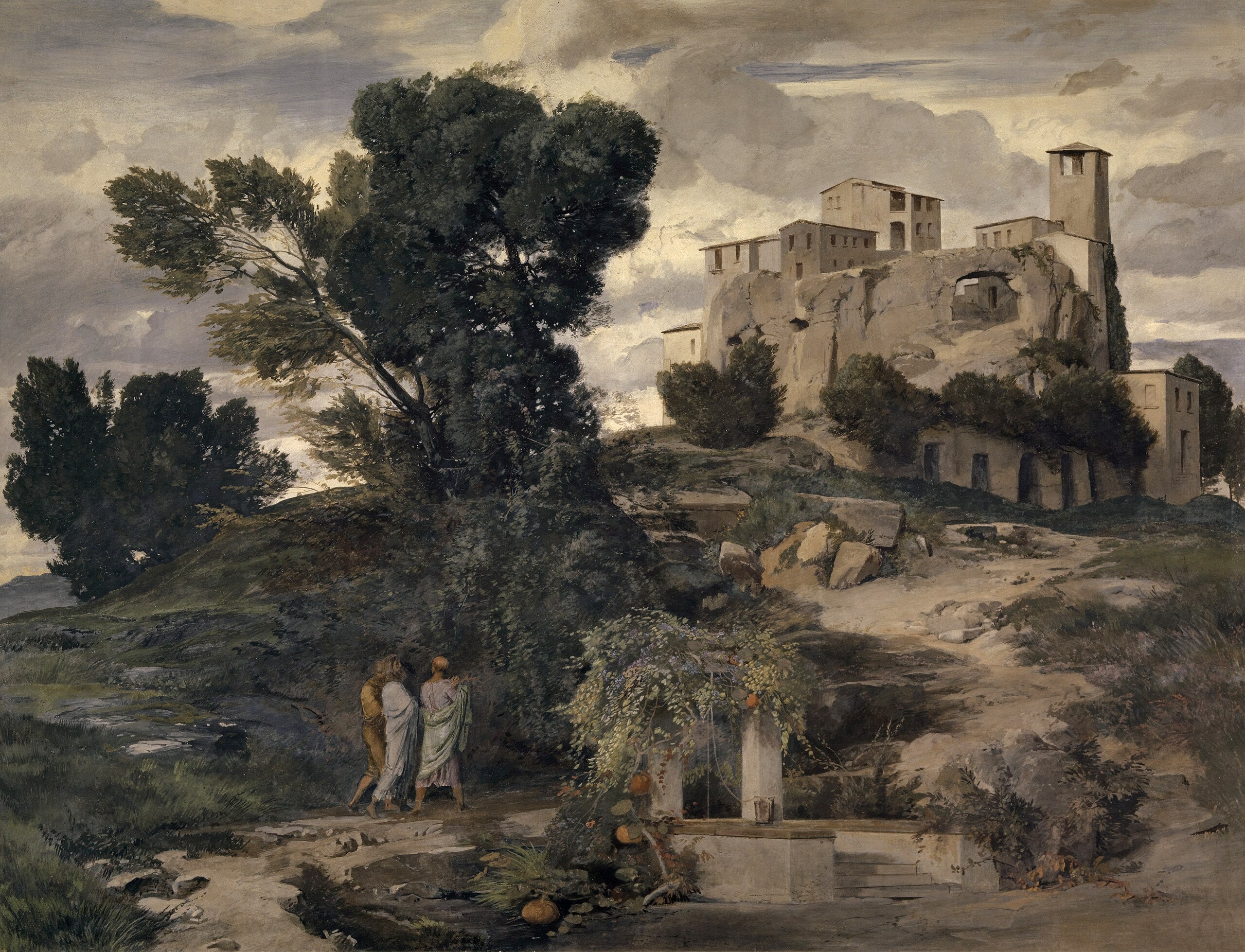 Sur la route d’Emmaüs - Arnold Böcklin