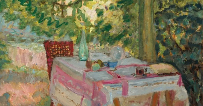Table dressée dans un jardin - Pierre Bonnard