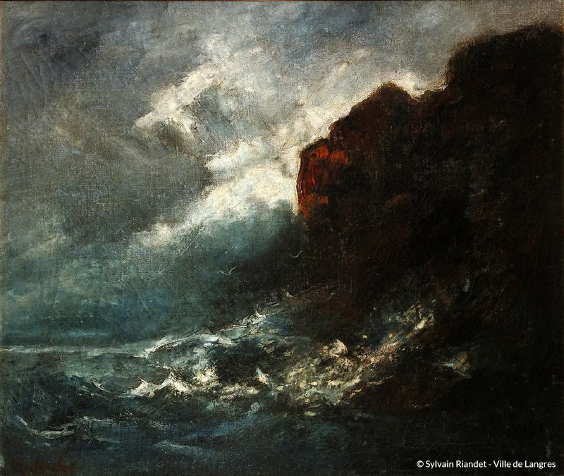 Tempête sur la mer - Gustave Courbet