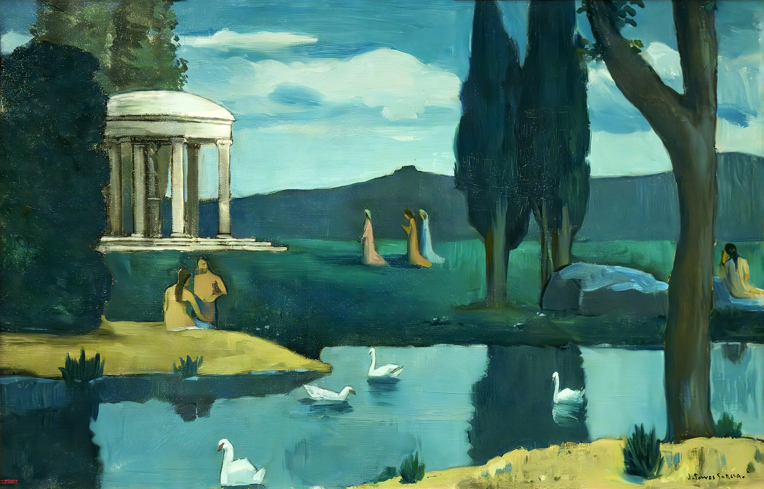 Temple des Nymphes - Joaquín Torres García