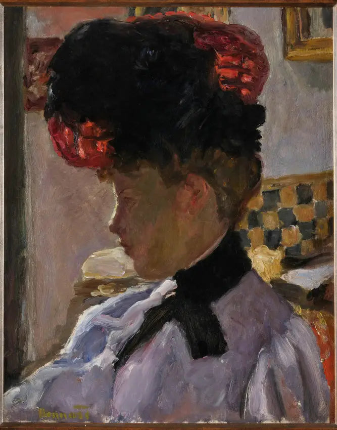 Tête de femme à contre-jour - Pierre Bonnard