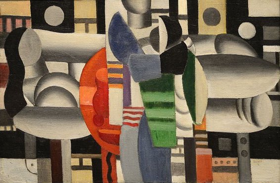 Trois femmes à la table rouge - Fernand Léger
