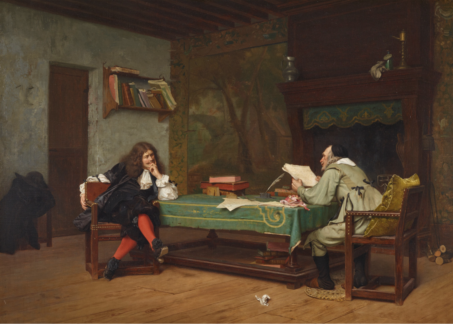 Une collaboration (Molière et Corneille - Jean-Léon Gérôme