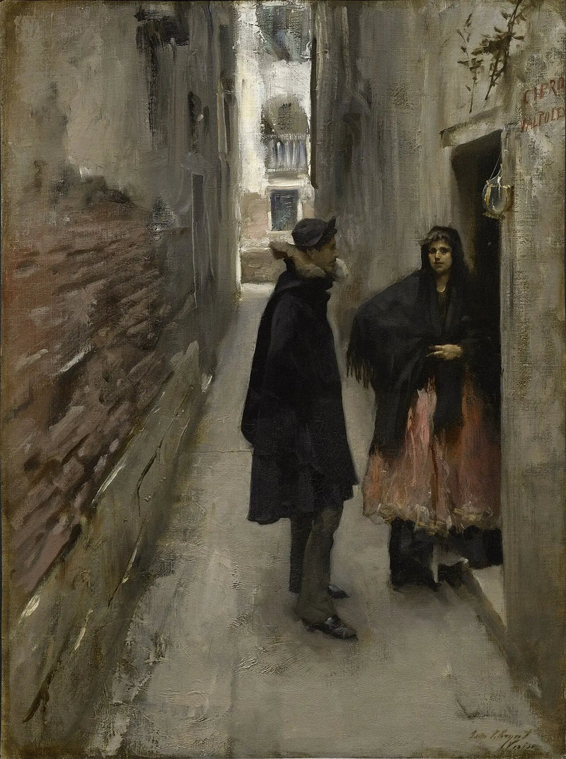 Une rue à Venise - John Singer Sargent