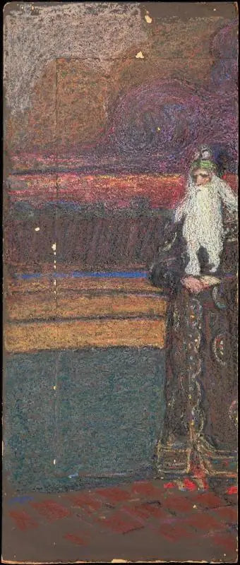 Reproduction du tableau « Vieillard barbu - Vassily Kandinsky » par Alpha Reproduction en peinture à l’huile