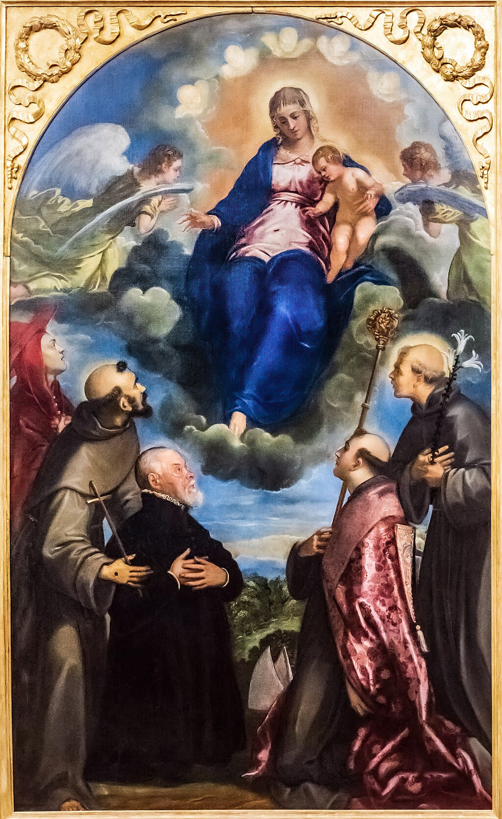 Vierge dans la gloire - Jacopo Tintoretto
