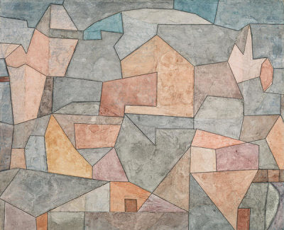 Village parmi les rochers (Ort in Felsen) - Paul Klee