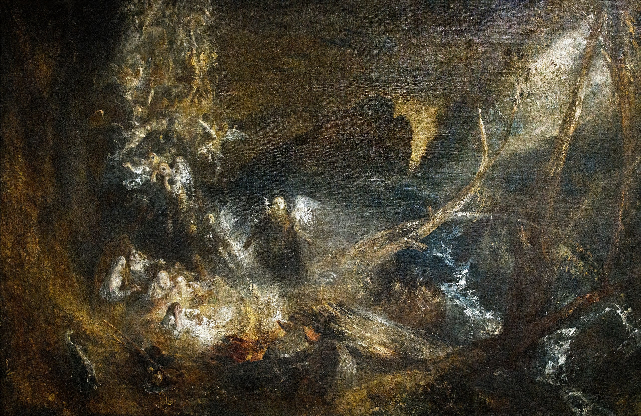 Reproduction du tableau « Vision de l'échelle de Jacob - J. M. W. Turner » par Alpha Reproduction en peinture à l’huile