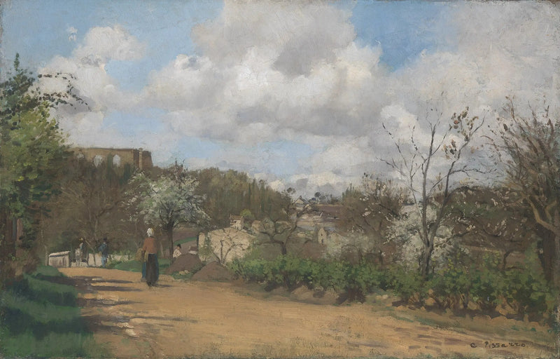 Vue de Louveciennes - Camille Pissarro