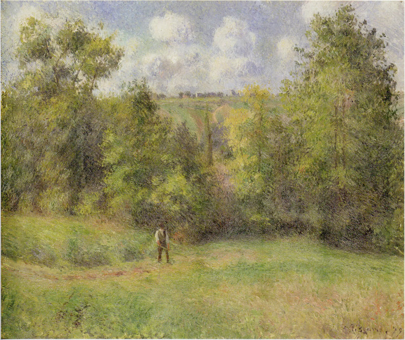 Vue de la route d'Ennery - Camille Pissarro