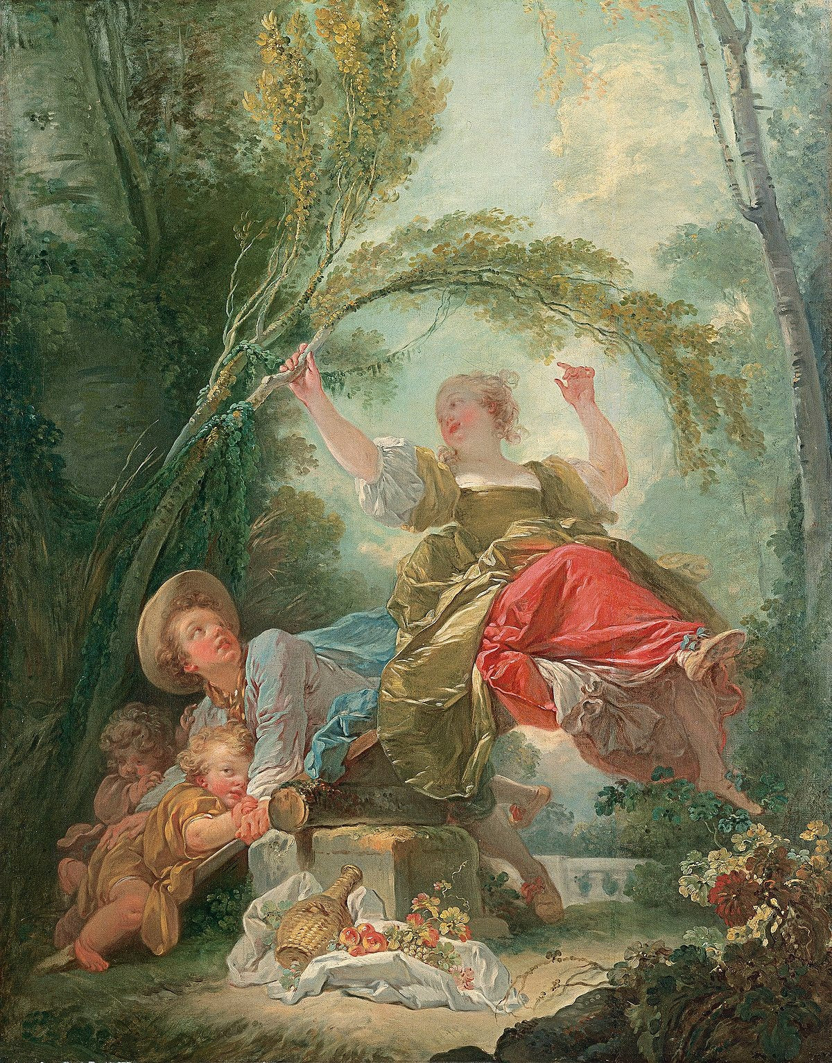 la balançoire - Jean-Honoré Fragonard