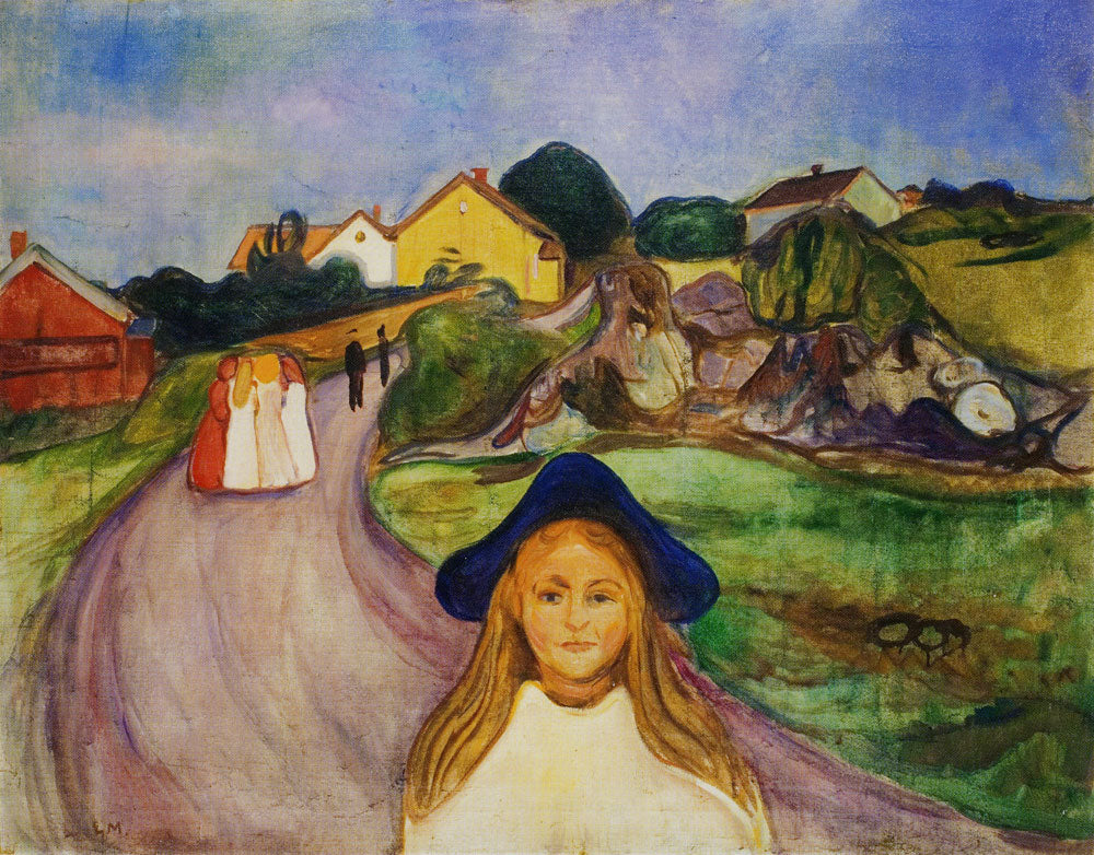 rue d'Åsgårdstrand - Edvard Munch