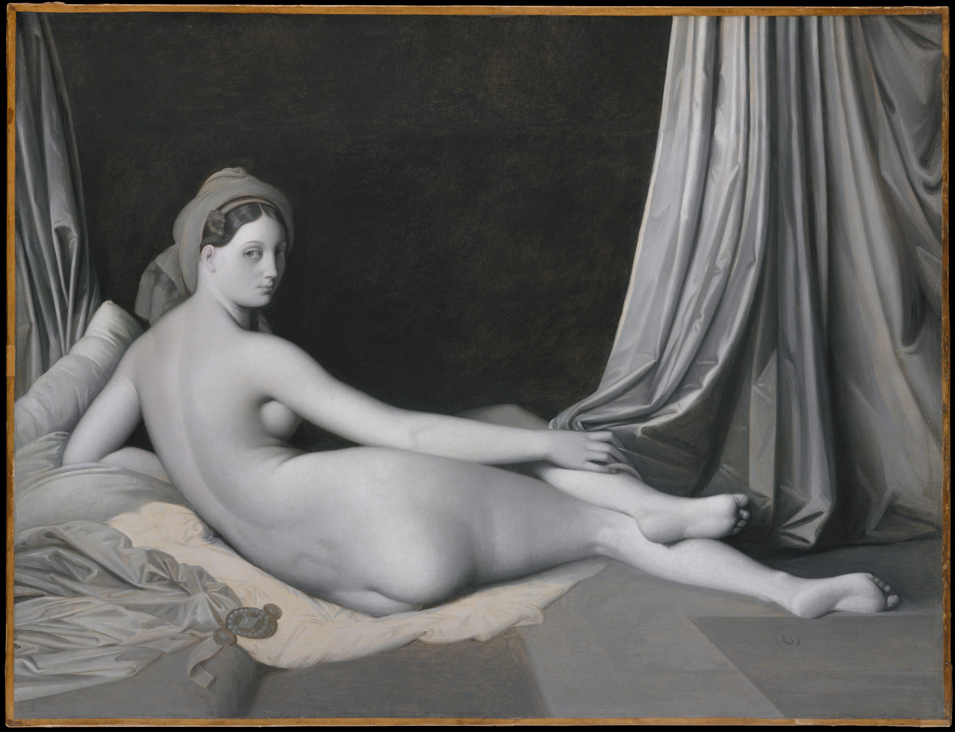Odalisque en grisaille - Jean-Auguste-Dominique Ingres