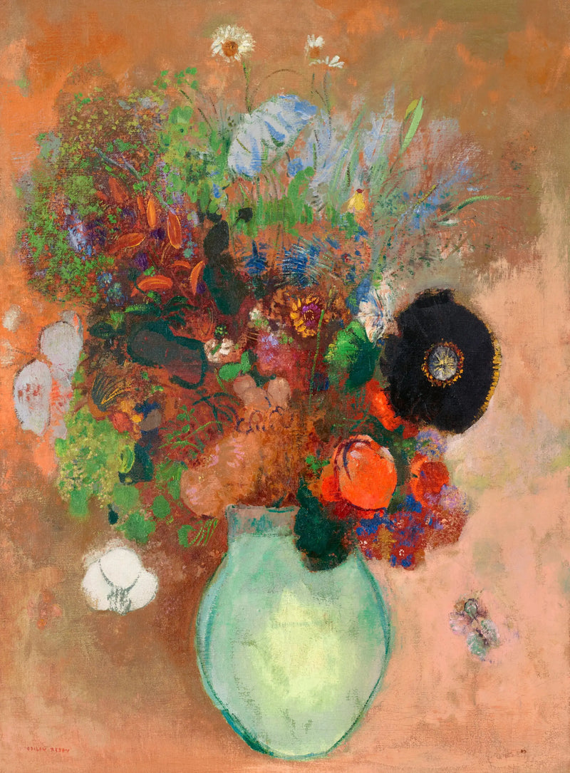 Le pavot noir - Odilon Redon