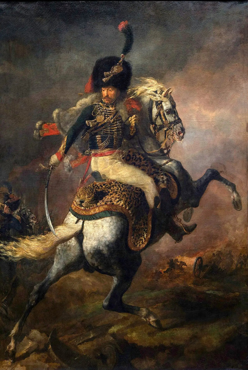Officier de chasseurs à cheval de la garde impériale chargeant - Théodore Géricault