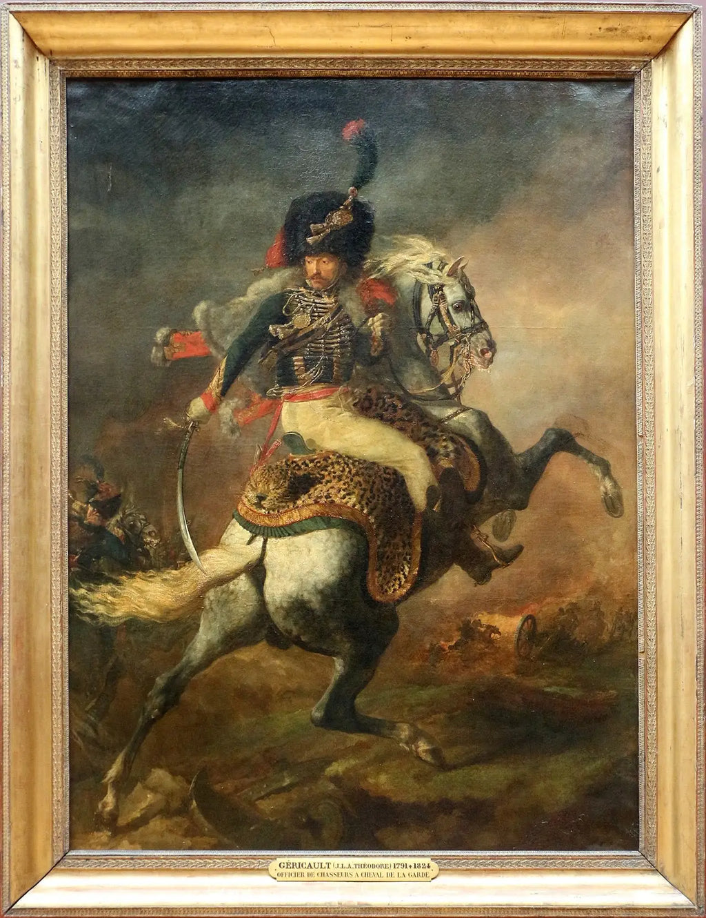 Officier de chasseurs à cheval de la garde impériale chargeant - Théodore Géricault - Alpha Reproduction