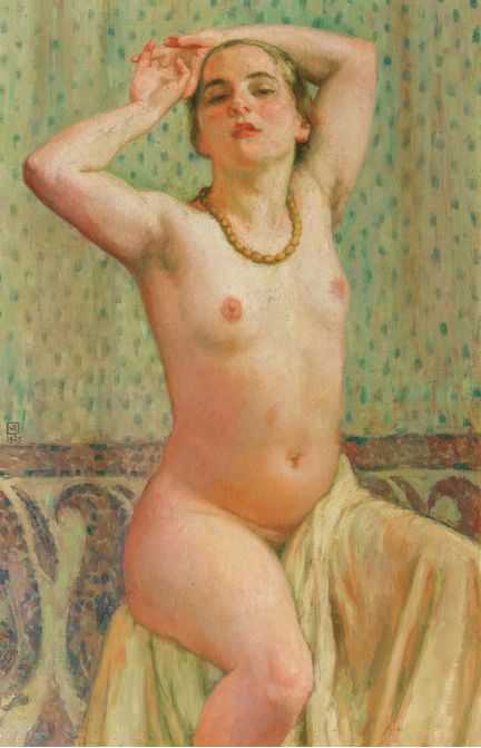 Paquita au collier - Théo van Rysselberghe
