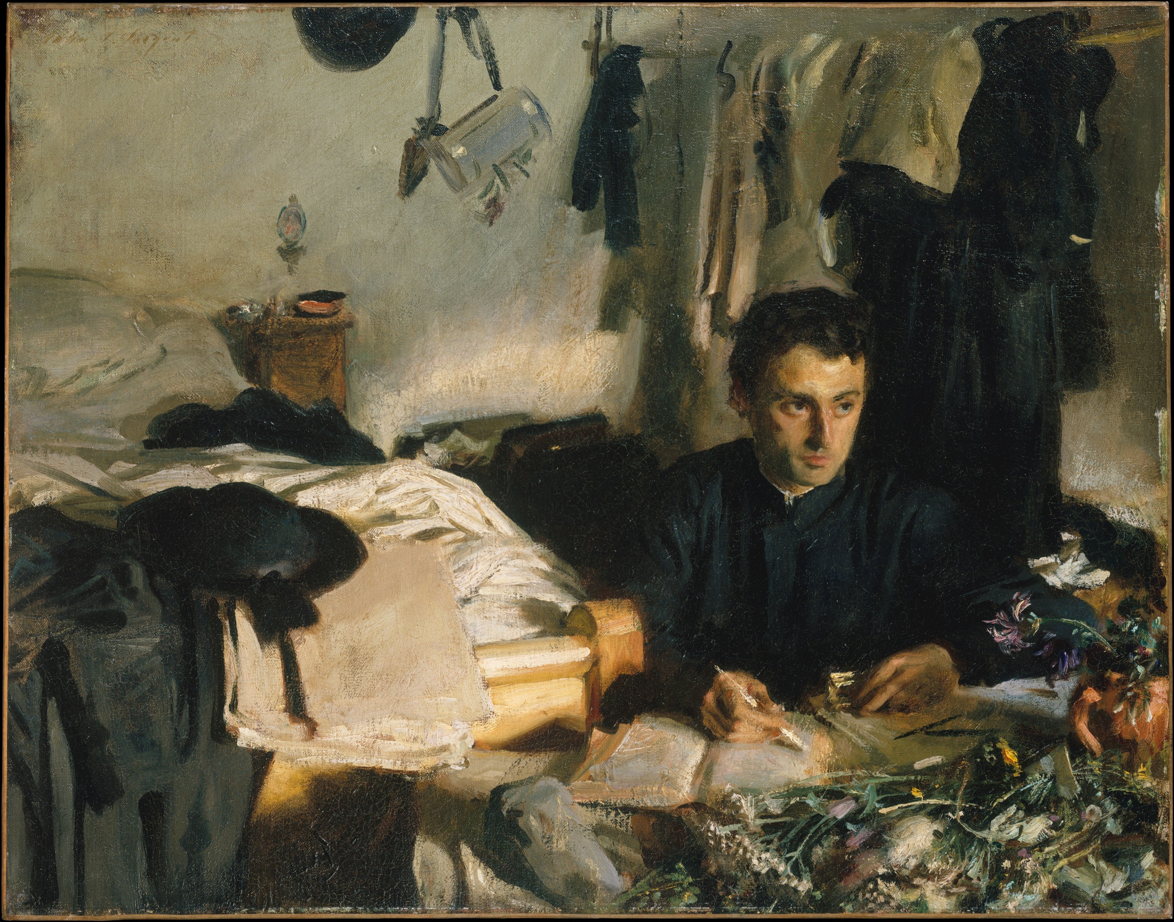 Reproduction du tableau « Père Sebastiano - John Singer Sargent » par Alpha Reproduction en peinture à l’huile