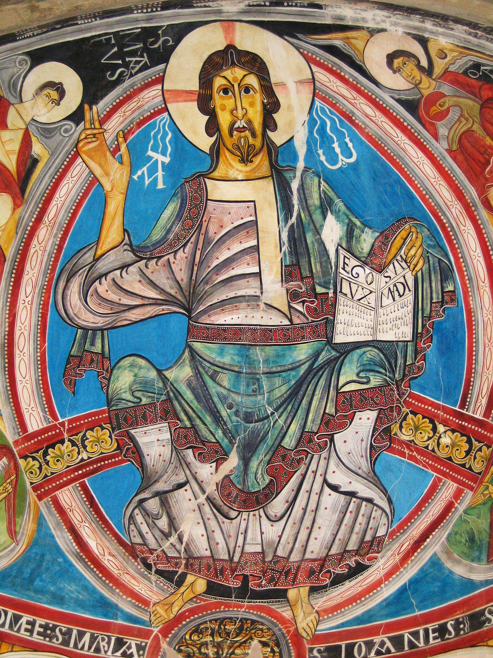 Le Christ en majesté de Sant Climent de Taüll — Maître de Taüll, peinture murale