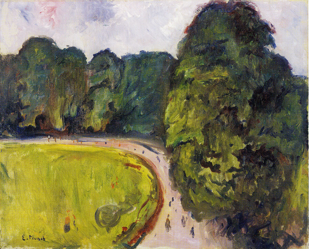 Reproduction du tableau « parc à Kösen - Edvard Munch » par Alpha Reproduction en peinture à l’huile