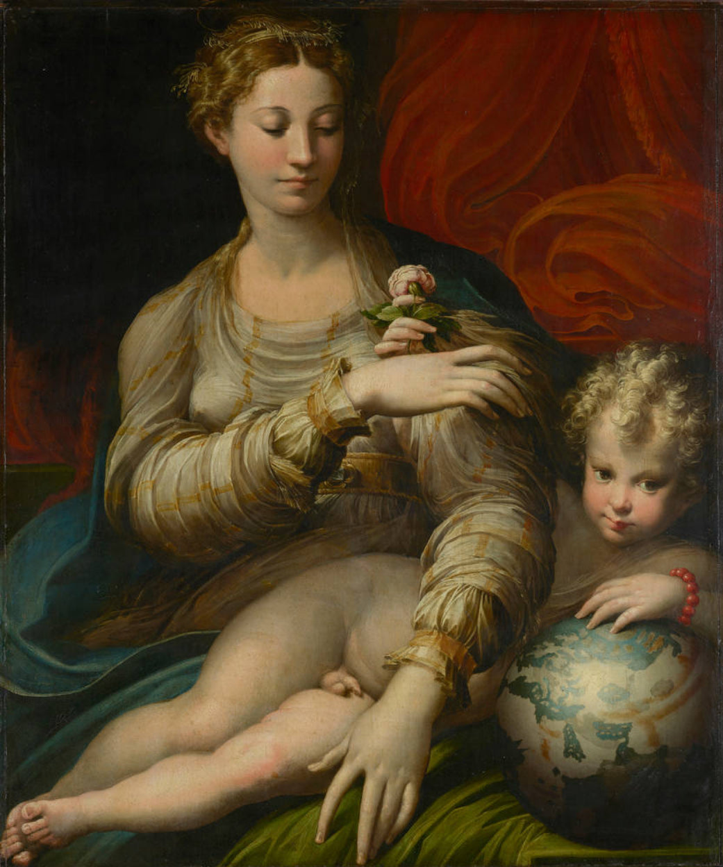 La Vierge à la rose - Parmigianino