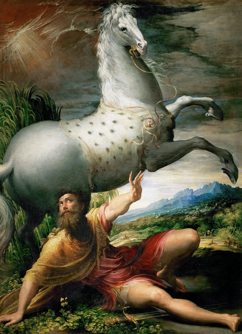 La Conversion de saint Paul - Parmigianino