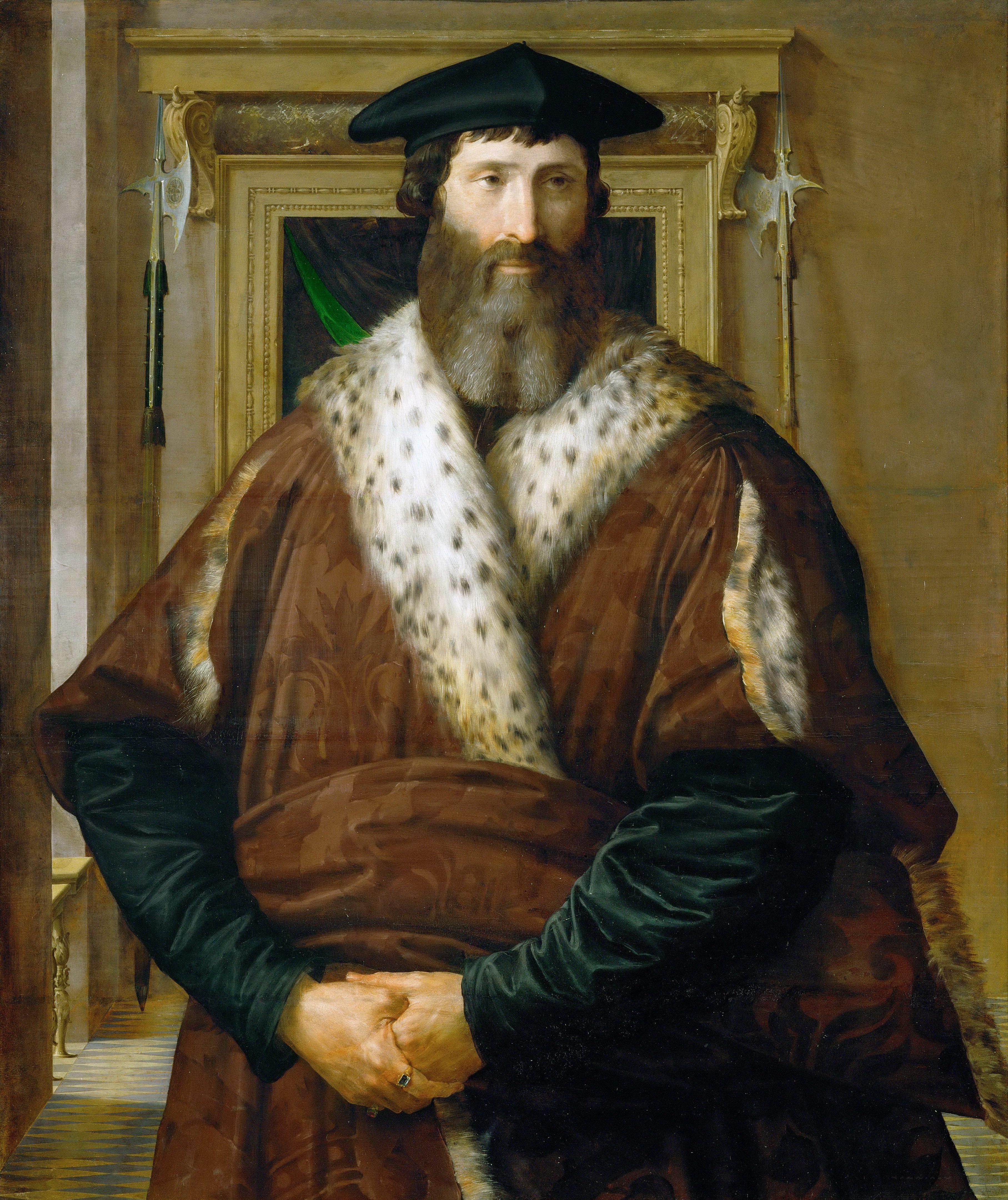 Portrait d'homme (Condottiere Malatesta Baglioni?) - Parmigianino