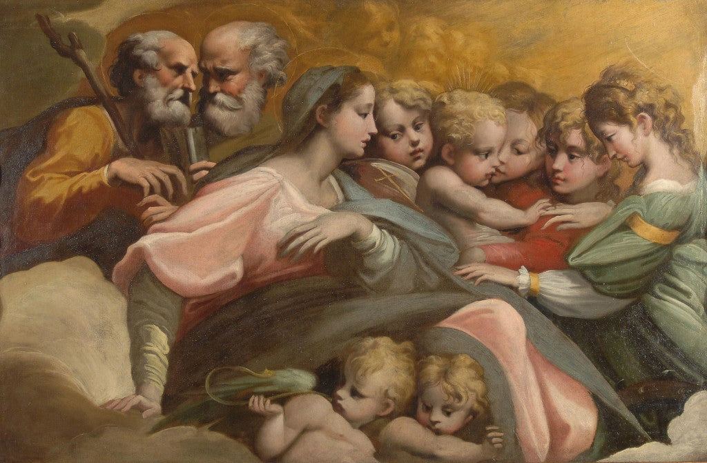 Mariage mystique de Sainte Catherine - Parmigianino