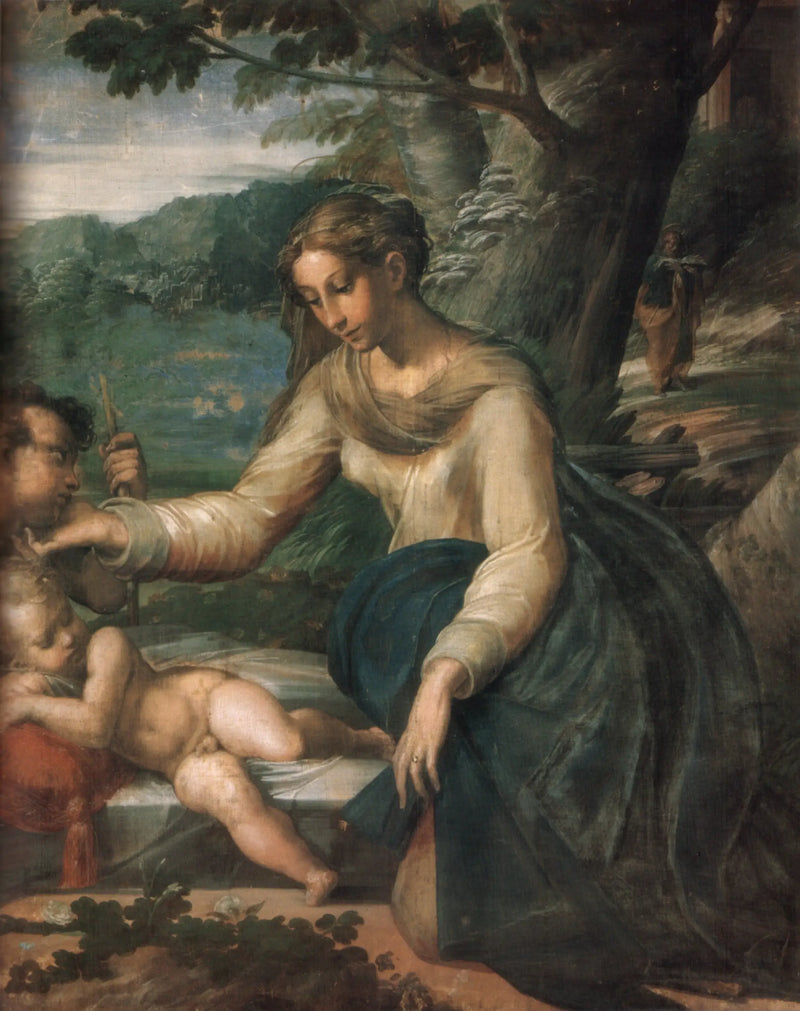 Sainte Famille avec le petit saint Jean - Parmigianino