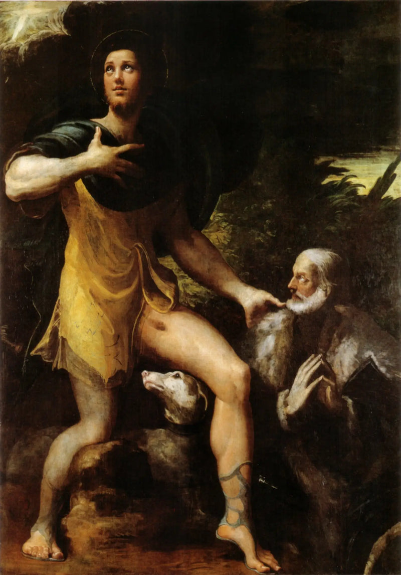 Saint Roch et un donateur - Parmigianino
